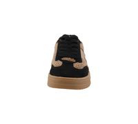 Trainingsschuh TOM TAILOR "Tom Tailor Sneakers Low", Damen, Gr. 36, schwarz, braun, Polyester, Schuhe (22742510-36) schwarz, braun