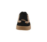 Trainingsschuh TOM TAILOR "Tom Tailor Sneakers Low", Damen, Gr. 39, schwarz, braun, Polyester, Schuhe (22742510-39) schwarz, braun