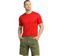 Trainingsshirt LPO "Matti Sport", Herren, Gr. 3XL, molton lava melange, Jersey, 94% Polyester. 6% Elasthan, regular fit hüftbedeckend, Rundhals, Shirts, Schnelltrocknend, elastisch (28810944-58) molto