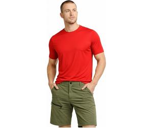 Trainingsshirt LPO "Matti Sport", Herren, Gr. 3XL, molton lava melange, Jersey, 94% Polyester. 6% Elasthan, regular fit hüftbedeckend, Rundhals, Shirts, Schnelltrocknend, elastisch (28810944-58) molto