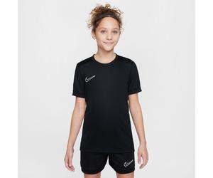 Trainingsshirt NIKE "Nike Academy Big Kids' Dri-FIT Soccer Top", Jungen, Gr. XS, schwarz, schwarz,, Obermaterial: 100% Polyester, Shirts, für Jugendliche, für Fußball, atmungsaktiv, schnelltrocknend (