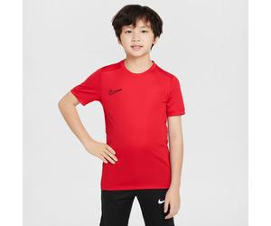 Trainingsshirt NIKE "Nike Academy Big Kids' Dri-FIT Soccer Top", Kinder, Gr. M, rot (university r), Obermaterial: 100% Polyester, normal, Rundhals, Shirts, für Jugendliche, für Fußball, atmungsaktiv,
