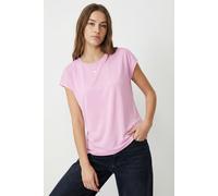 Trainingsshirt ONLY PLAY "ONPAUBREE SS LOOSE TRAIN TEE - NOOS", Damen, Gr. M, bonbon, Jersey, Obermaterial: 88% Polyester, 12% Elasthan, unifarben, relaxed fit normal, Rundhals, Shirts (51800868-M) bo