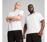 Puma M TAD ESSENTIALS SOLID CAT TEE Herren T-Shirt, weiß, größe XL