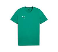 Trainingsshirt PUMA "TEAMGOAL CASUALS TEE", Herren, Gr. XL, sport grün, puma weiß, Jersey, Obermaterial: 100% Baumwolle, unifarben, regular fit normal, Rundhals, Shirts, gerader Abschluss, Kurzarm, fü