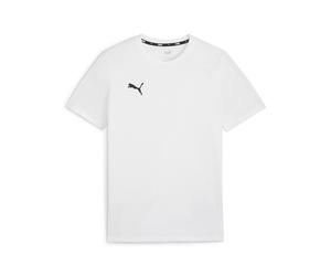 Trainingsshirt PUMA "TEAMGOAL CASUALS TEE", Herren, Gr. XXL, schwarz-weiß (puma weiß, puma schwarz), Jersey, Obermaterial: 100% Baumwolle, unifarben, regular fit normal, Rundhals, Shirts, gerader Absc