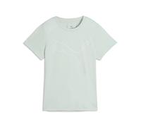 Trainingsshirt PUMA "W TAD ESSENTIAL LOGO TEE", Damen, Gr. M, crme de mint, Jersey, Obermaterial: 100% Polyester, regular fit normal, Rundhals, Shirts, Kurzarm, Sportmode, mit Rundhalsausschnitt (5133