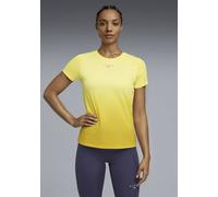Trainingsshirt PUMA "W X HYROX POLY GRAPHIC TEE", Damen, Gr. XL, pineapple ice, dazzling gelb, Jersey, Obermaterial: 100% Polyester, regular fit normal, Rundhals, Shirts, Regular Fit, kurze Ärmel, für