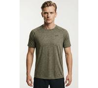 Trainingsshirt UNDER ARMOUR "UA TECH 2.0 SS TEE", Herren, Gr. XXL, grün, Jersey, Obermaterial: 100% Polyester, normal, Rundhals, Raglanärmel abgesteppt, Shirts Trainingsshirt, optimierte Passform, sch