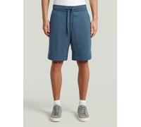 Trainingsshorts G-STAR "Premium Core Sweater Shorts", Herren, Gr. XS, blau (rank blau), Obermaterial: 55% Baumwolle, 45% Polyester, Hosen (63714704-XS) rank blau