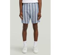 Trainingsshorts G-STAR "Resort Shorts", Herren, Gr. 36, tiefblau irregular stripe, Obermaterial: 100% Baumwolle, Hosen (57252040-36) tiefblau irregular stripe