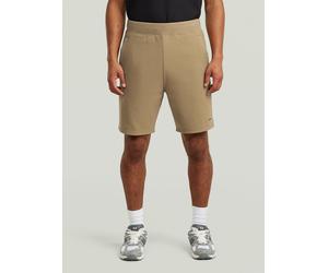 Trainingsshorts G-STAR "Structured Jersey Short", Herren, Gr. XXL, beige (safari), Obermaterial: 64% Polyester, 34% Baumwolle, 2% Elasthan, Hosen (91291665-XXL) safari