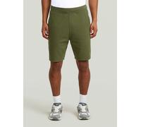 Trainingsshorts G-STAR "Structured Jersey Shorts", Herren, Gr. XS, four leaf clover, Obermaterial: 64% Polyester, 34% Baumwolle, 2% Elasthan, Hosen (88509707-XS) four leaf clover