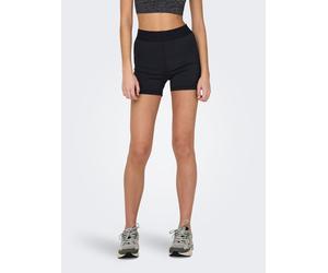 Trainingsshorts ONLY PLAY "ONPGIL-2-LANA LIFE HW SHORTS NOOS", Damen, Gr. XL (42), N-Gr, schwarz, Jersey, Obermaterial: 80% Polyester, 20% Elasthan, unifarben, Hosen (36898052-XL) schwarz