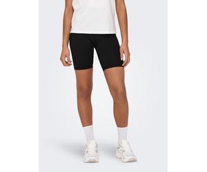 Trainingsshorts ONLY PLAY "ONPJAM-SANA-3 XHW SHORTS NOOS", Damen, Gr. XL (42), N-Gr, schwarz, Jersey, Obermaterial: 80% Nylon, 20% Elasthan, unifarben, skinny fit knielang, Hosen (60177610-XL) schwarz