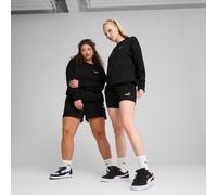 Trainingsshorts PUMA "ESS SMALL NO. 1 LOGO 4'' SHORTS TR", Damen, Gr. XL, N-Gr, schwarz (puma schwarz), Sweatware, Obermaterial: 68% Baumwolle, 32% Polyester, unifarben, regular fit kurz, Hosen (87700