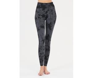 Trainingstights ATHLECIA "Theresa", Damen, Gr. L/XL, EURO-Größen, grau, 92% Polyamid, 8% Elasthan, mehrfarbig, Hosen, mit coolem Print (82883564-L) grau