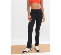 Trainingstights BONPRIX "Shaping Sport-Hose mit Tasche, ausgestellt", Damen, Gr. 56/58 (XXXL), N-Gr, schwarz, Obermaterial: 88% Polyester, 12% Elasthan, slim fit, Hosen Trainingstights, aus schnelltro