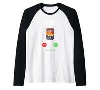 Trains Are Calling Railway Enthusiast Railfan Zug Buff Raglan