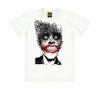 TRAKTOR® Batman I Joker I Bats | T-Shirt Print | Damen & Herren | kurzärmlig | Weiss | Lizenziertes Originaldesign | Größe XXL