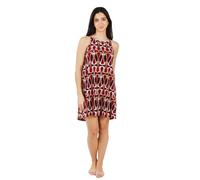 TRAMAS+ Damen Sommerkleid Kurze Träger Blumendruck Krepp-Träger - Casual Casual Mini ärmelloses Strandkleid - Castelar, M