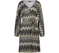 Tramontana Dress Flame Stitch Print Greys Größe: S | Midikleider Outlet | Damen | Grau