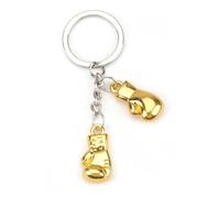 Tranbath Schlüsselanhänger mit Personalisierung, Boxhandschuh-Design, Geschenke für Frauen, Freundin, Mama, Schwester, Geburtstag, Freundschaftsgeschenke (Gold, S)