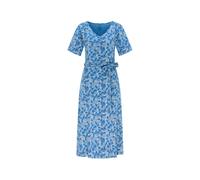 tranquillo Bio-Damen-Kleid mit V-Ausschnitt, bloom, Gr. S