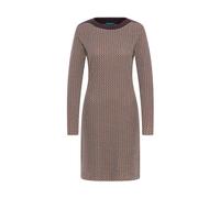 tranquillo Bio-Damen-Midi-Kleid mit abgesetztem Ausschnitt, retro, Gr. L