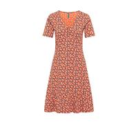 tranquillo Bio-Damen-Midi-Kleid mit V-Ausschnitt, songbird, Gr. XS