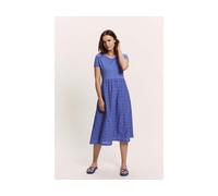 tranquillo Bio-Damen-Midikleid 'Juliaa' mit Taschen, baja blue, Gr. 36
