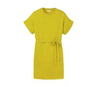 tranquillo Bio-Damen-Mini-Kleid aus Ajour-Jersey mit Taschen, pear, Gr. M