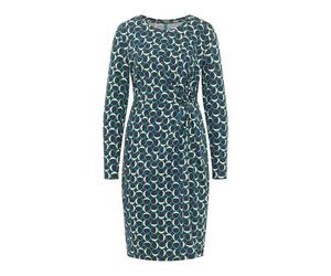 tranquillo Bio-Damen-Minikleid mit Taillendetail, circles, Gr. L