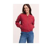 tranquillo Bio-Damen-Musselin-Blouson 'Rumii' mit Taschen, garnet red, Gr. 38