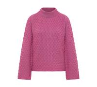 tranquillo Bio-Damen-Pullover mit Fledermausärmeln, red violet, Gr. M
