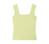 tranquillo Bio-Damen-Top mit Karree-Ausschnitt, herbal green, Gr. M