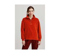 tranquillo Bio-Damen-Troyer aus Nicky Velours, rooibos, Gr. L