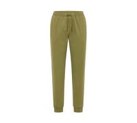 tranquillo Bio-Damen-Twill-Jogginghose mit Tunnelzug, pesto, Gr. 38