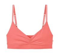 tranquillo Damen-Triangle-Bralette aus Tencel, coral, Gr. L