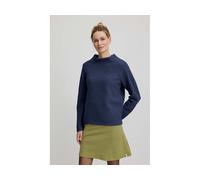 tranquillo Damen-Woll-Pullover mit weitem Kragen, night, Gr. M