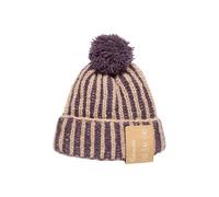 TRANQUILLO Gemusterte Wollmütze (W24M04) Mehrfarbig (plum)