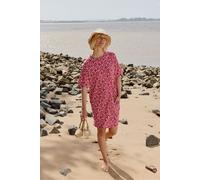 TRANQUILLO Jerseykleid Ninaa aus Biobaumwolle GOTS (1040003) red wildflowers S