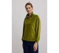 tranquillo Bio-Damen-Troyer aus Nicky Velours, golden cypress, Gr. L