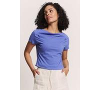 TRANQUILLO Slub Jerseyshirt Giina aus Bio-Baumwolle (1010002) baja blue S