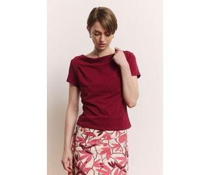 TRANQUILLO Slub Jerseyshirt Giina aus Bio-Baumwolle (1010002) tibetan red XS