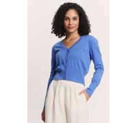 TRANQUILLO Strickjacke Linaa aus Bio-Baumwolle (1250001) baja blue XS