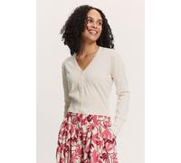 TRANQUILLO Strickjacke Linaa aus Bio-Baumwolle (1250001) white L