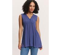 TRANQUILLO Tunika Elisaa aus Crinkle EcoVero Viskose (1130002) indigo blue 38