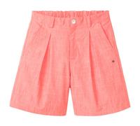 Tranquillo - Women's High Waist Shorts in Leinenoptik - Shorts, Gr. L 42, rot (Coral)