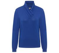 Tranquillo - Women's Jersey-Shirt mit Kragen - Longsleeve, Gr. M, blau (Ink)